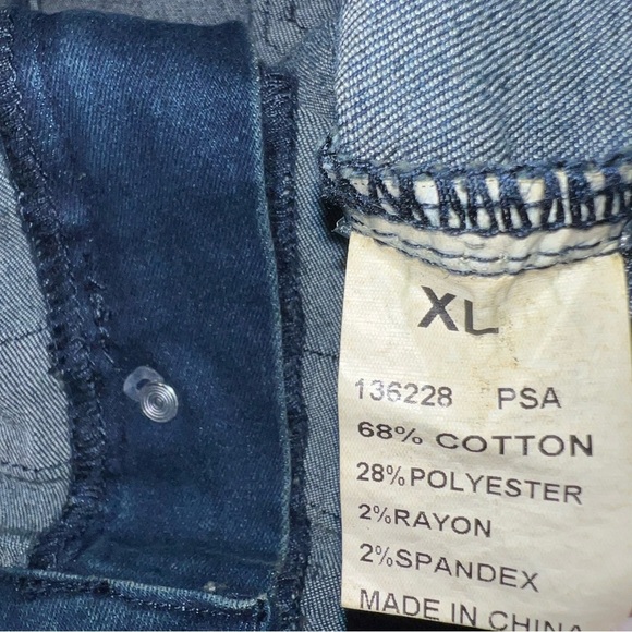 Flamingo 2 button high waisted flared Bell jeans with belt XL - Picture 3 of 6